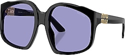 Miu Miu A07S 16K01O Black-Violet Kadın Güneş Gözlüğü