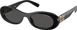 Miu Miu Glimpse 06ZS 1AB5S0 Black-Dark Grey Kadın Güneş Gözlüğü