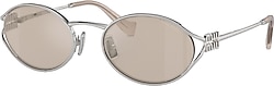 Miu Miu Logo 52YS 1BC10F Silver-Gold Kadın Güneş Gözlüğü