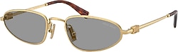 Miu Miu Logo A52S 5AK40O Gold-Grey Kadın Güneş Gözlüğü