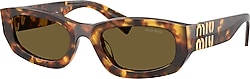 Miu Miu MU B04S 14L09Z Tortoise-Dark Brown Kadın Güneş Gözlüğü