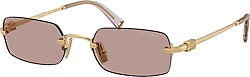 Miu Miu MU B50S 5AK20I Gold-Purple Kadın Güneş Gözlüğü