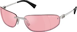 Miu Miu Nocturne A50S 1BC70J Silver-Pink Aynalı Kadın Güneş Gözlüğü