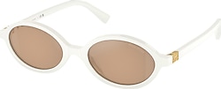 Miu Miu Regard 04ZS 14240D White-Orange Aynalı Kadın Güneş Gözlüğü