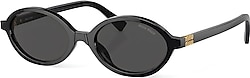 Miu Miu Regard 04ZS 1AB5S0 Black-Dark Grey Kadın Güneş Gözlüğü