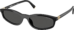 Miu Miu Regard A06S 16K08Z Black-Dark Grey Kadın Güneş Gözlüğü