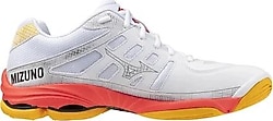Mizuno Wave Voltage 2 Beyaz-Turuncu Voleybol Ayakkabısı