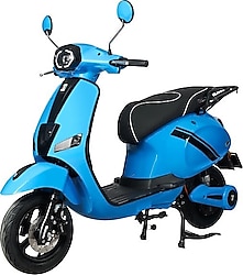 Mobilette Wind 5500 1500 W Elektrikli Motosiklet Mavi