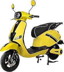 Mobilette Wind 5500 1500 W Elektrikli Motosiklet Sarı