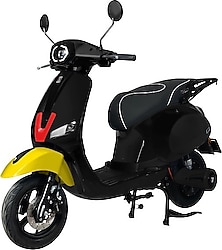 Mobilette Wind 5500 1500 W Elektrikli Motosiklet Siyah