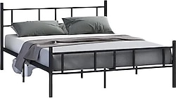 Mobpazar Akın 140x190 cm Ferforje Metal Çift Kişilik Karyola