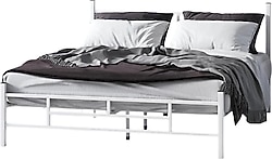 Mobpazar Defne 150x200 cm Metal Çift Kişilik Karyola
