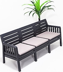 Modalife Lara Üçlü Bahçe Balkon Koltuğu