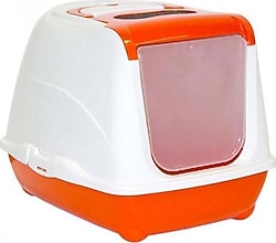 Moderna Flip Cat 50 cm Turuncu Kapalı Kedi Tuvaleti