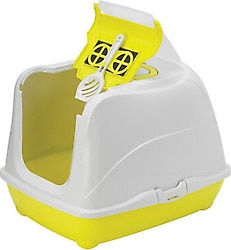 Moderna Flip Cat 57 cm Sarı Kapalı Kedi Tuvaleti