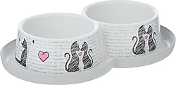 Moderna Trendy Love 2x350 ml Kedi Mama Kabı