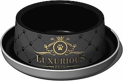 Moderna Trendy Luxurious 350 ml Siyah Kedi Mama Kabı