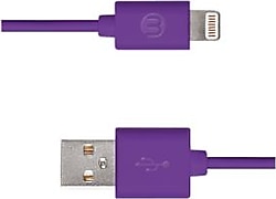 Mojue 3DK34 1 m Lightning Data ve Şarj Kablosu Mor