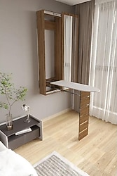 Moka Park Avm Aynalı Dolaplı Katlanabilir Ütü Masası