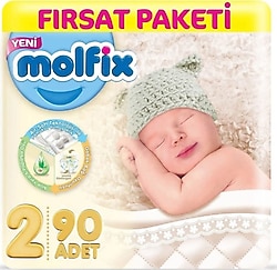 Molfix 2 Numara Mini 90'lı Bebek Bezi