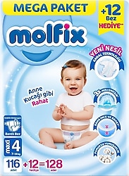 Molfix Premium 4 Numara Maxi 54'lü Bebek Bezi Fiyatları