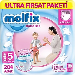 Molfix 5 Numara Junior 68'li 3 Adet Külot Bez