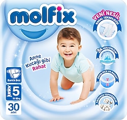 Molfix 5 Numara Junior 30'lu Bebek Bezi