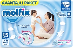Molfix 5 Numara Junior 40'lı Bebek Bezi