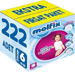 Molfix 6 Numara Extra Large 111'li 2 Adet Külot Bez