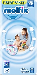 Molfix 4 Numara Maxi 52'li Bebek Bezi