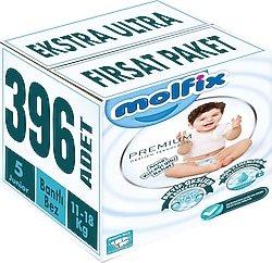 Molfix Premium 5 Numara Junior 66'lı 6 Adet Bebek Bezi