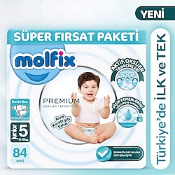 Molfix Premium 5 Numara Junior 84'lü Bebek Bezi