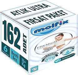 Molfix Premium 6 Numara Extra Large 162'li Bebek Bezi