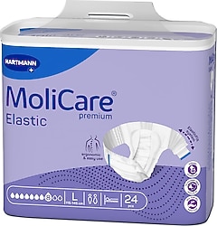 Molicare Premium Elastic Belbantlı 8 Damla Büyük Boy L 24'lü Hasta Bezi