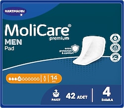 Molicare Premium Men 4 Damla 14'lü 3 Adet Mesane Pedi