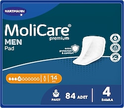 Molicare Premium Men 4 Damla 14'lü 6 Adet Mesane Pedi