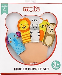 Molie Safari Temalı Parmak Kukla Seti