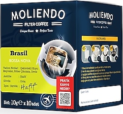 Moliendo Brasil Bossa Nova Pratik Filtre Kahve 10x10 gr