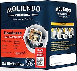 Moliendo Honduras San Marcos SHG Pratik Filtre Kahve 10x10 gr