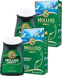 Möllers Omega 3 Balık Yağı 60 Kapsül 2'li