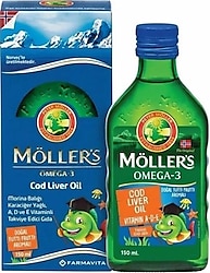 Möllers Omega 3 Tutti Frutti Aromalı Balık Yağı 150 ml Şurup