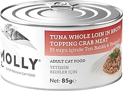 Molly Et Suyu İçinde 85 gr Yetişkin Konserve Kedi Maması