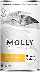 Molly Gravy Parça Etli Tavuklu 400 gr Yetişkin Konserve Kedi Maması