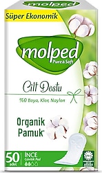 Molped Pure & Soft İnce Günlük Ped 50'li
