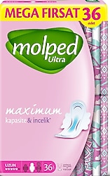 Molped Ultra Anatomik Uzun 36'lı Hijyenik Ped