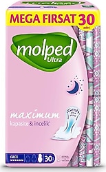 Molped Ultra Gece 30'lu Hijyenik Ped