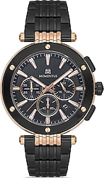 Momentus TimeMaster TM263T-04SR Çelik Kordon Siyah Erkek Kol Saati
