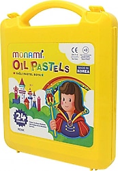 Monami Çantalı 24'lü Yağlı Pastel Boya
