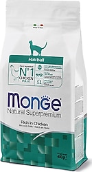 Monge Hairball Tavuklu 400 gr Yetişkin Kedi Maması