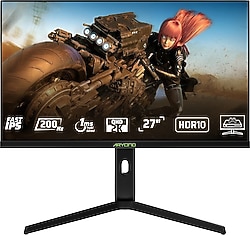 Monster Aryond A27F V1 Siyah 27" 1 ms 2K Pivot IPS 200 Hz Oyuncu Monitörü